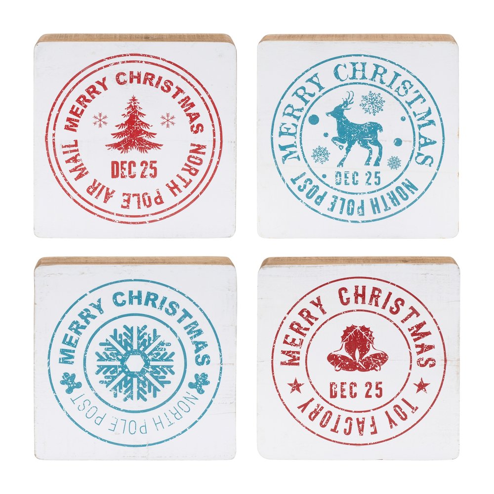 Postal Christmas Stamp (Set of 4). Picture 1