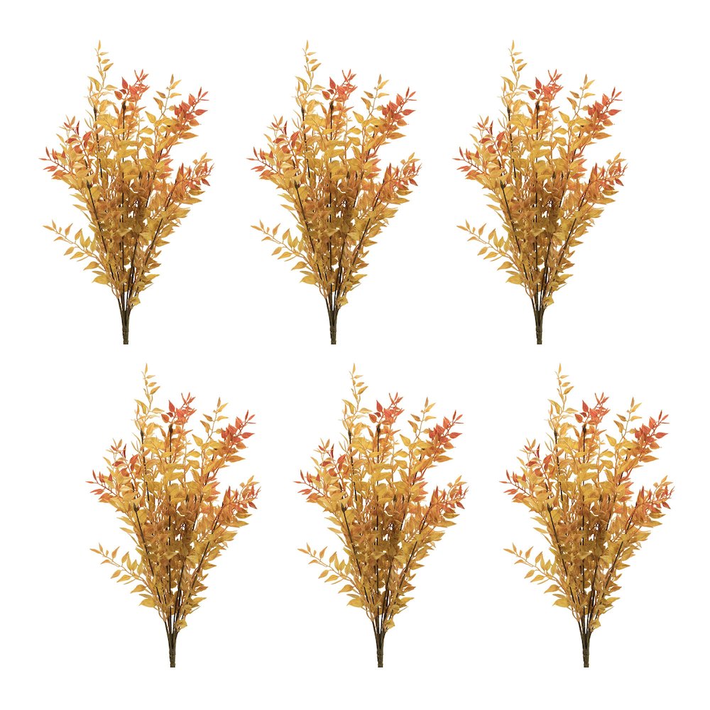 Fall Foliage Bush (Set of 6). Picture 3