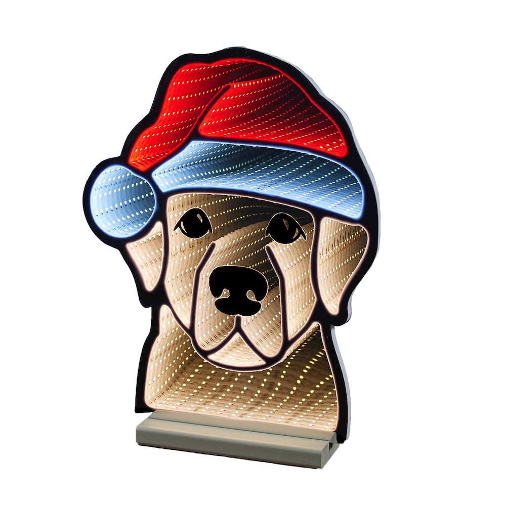 Holiday Dog Ekkolight 16.5"H. Picture 1
