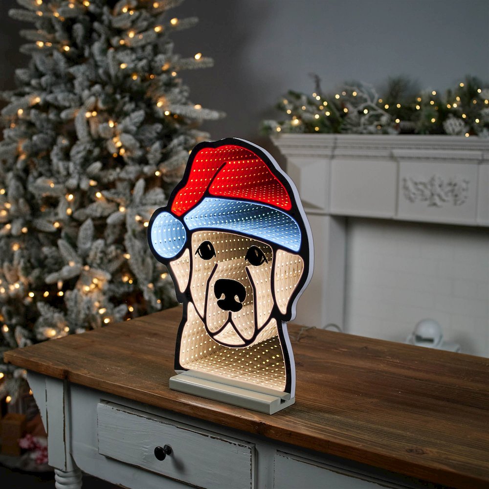 Holiday Dog Ekkolight 16.5"H. Picture 3