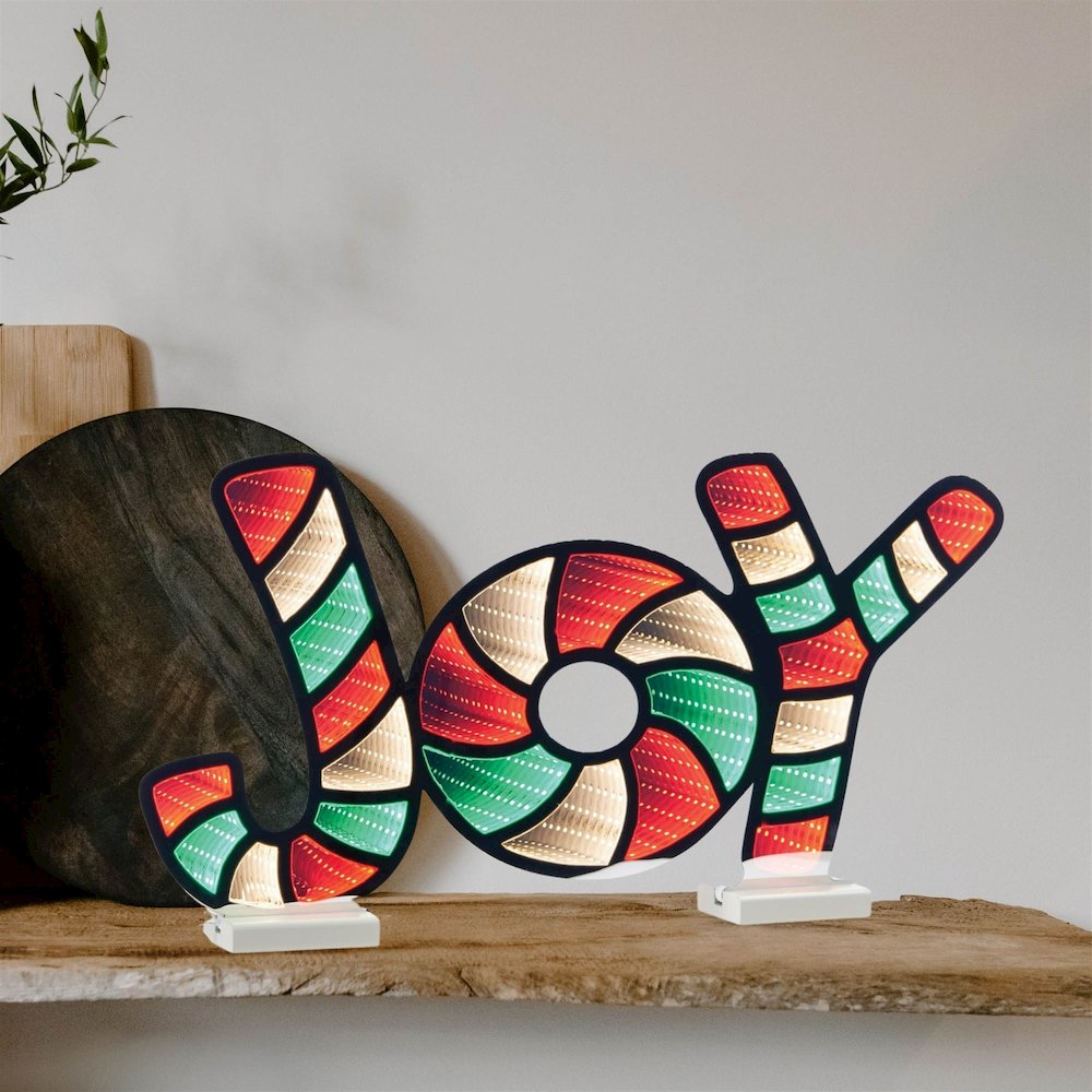 "Joy" Holiday Ekkolight 15.74"L. Picture 2