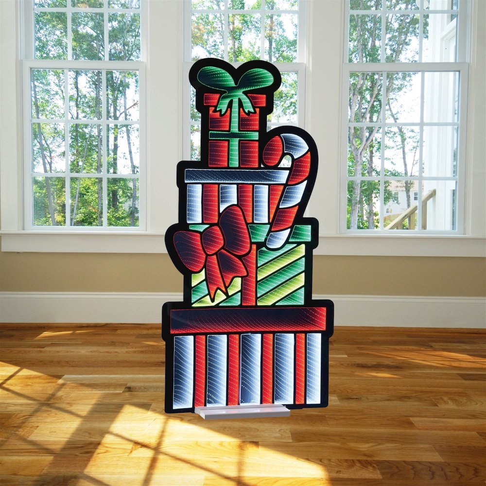 Package Stack and Candy Cane Ekkolight 47"H. Picture 3