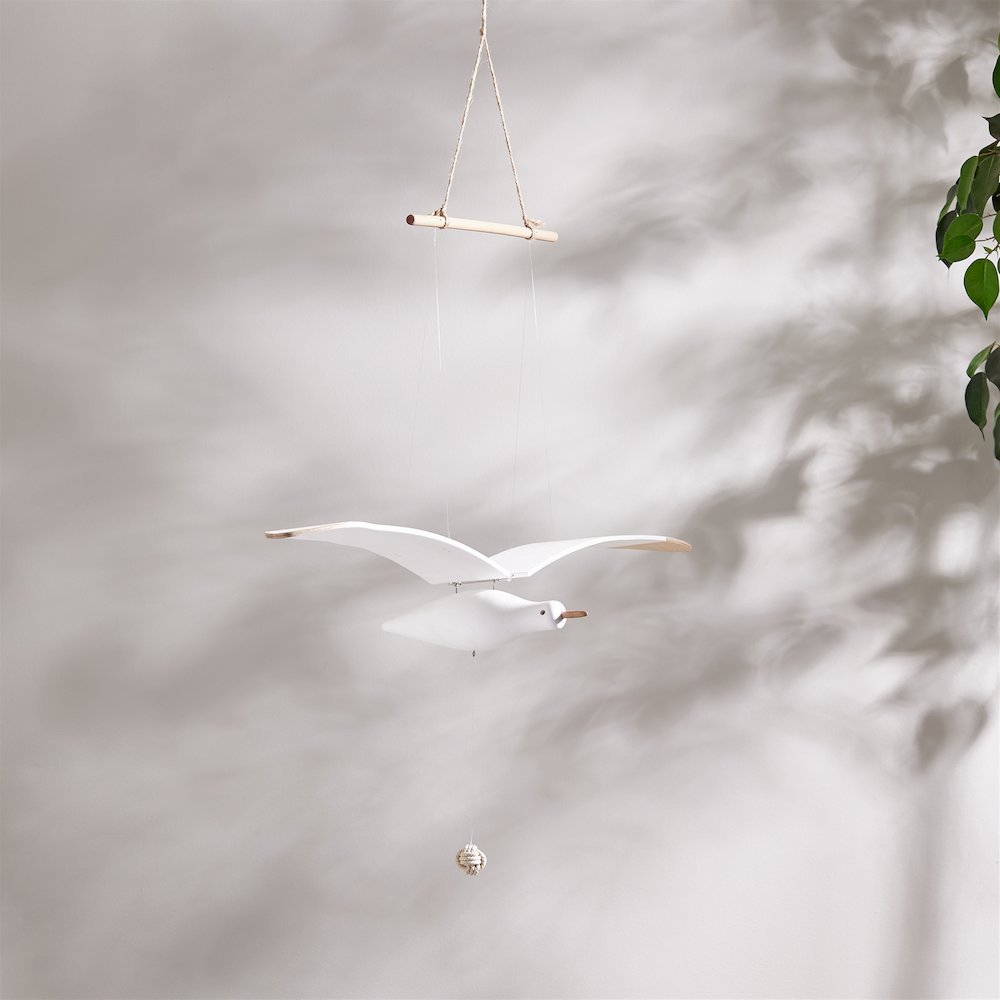 Hanging Wood Sea Bird Decor 37"H. Picture 4