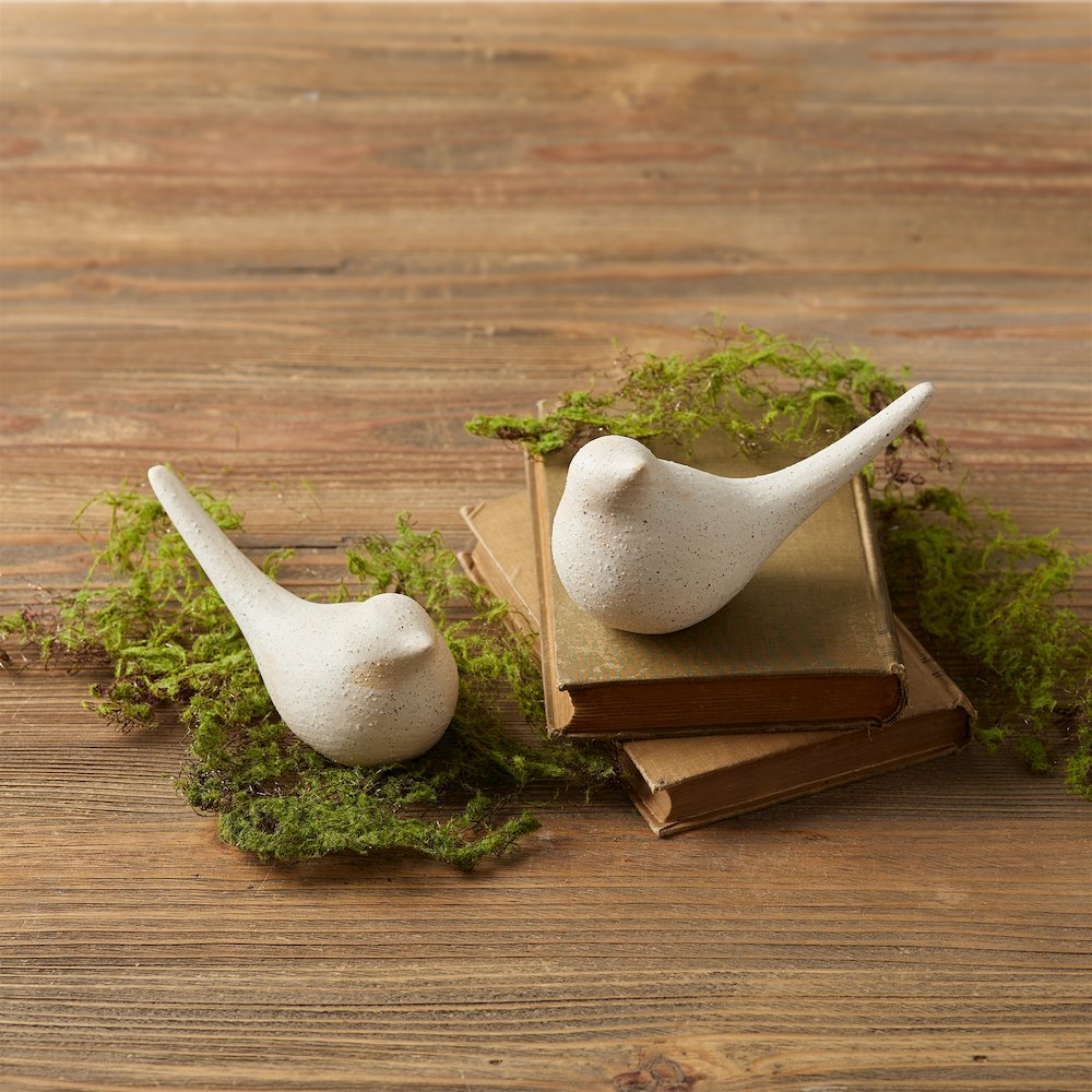 Ceramic Bird Figurine (Set of 4). Picture 2