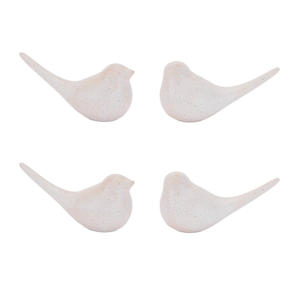 Ceramic Bird Figurine (Set of 4). Picture 6
