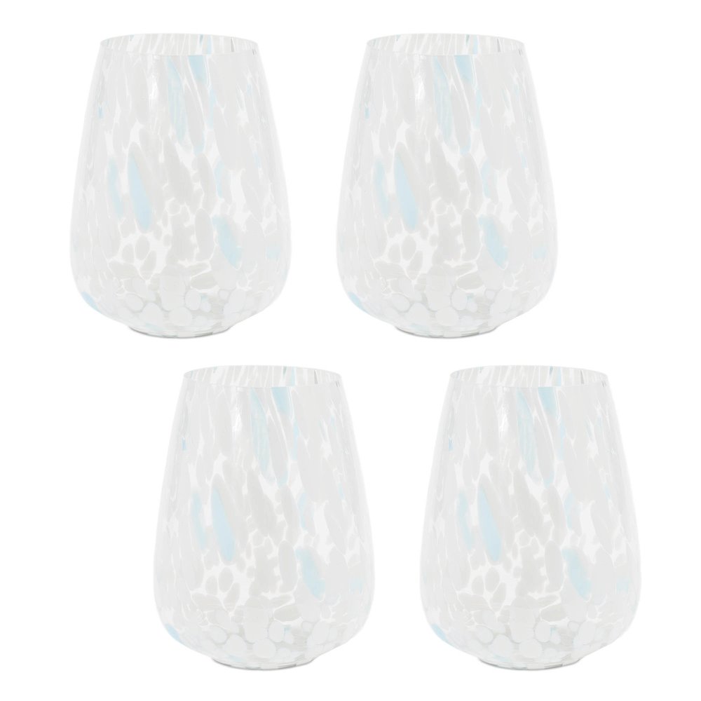 Painted Glass Candle Holder Vase (Set of 4). Picture 5