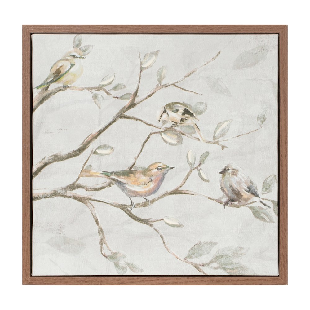 Framed Birds on Branches Canvas Art (Set of 2). Picture 3