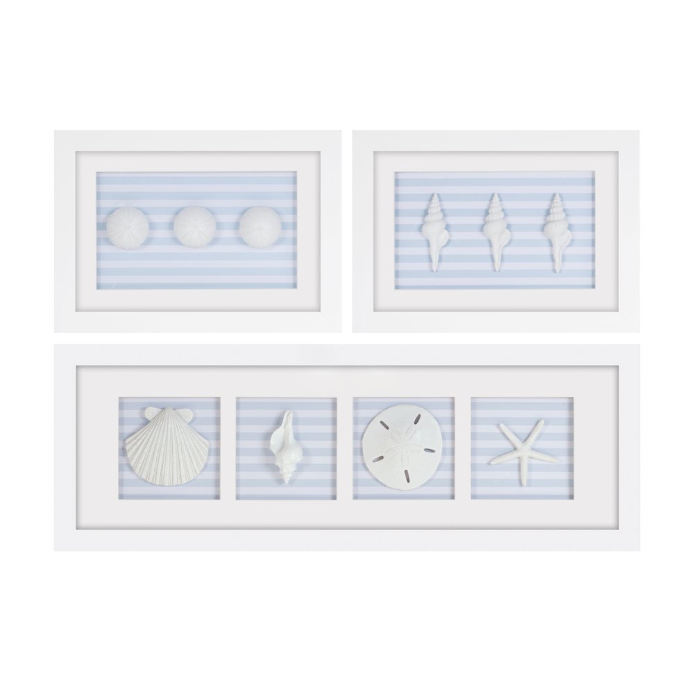 Framed Beach Wall Plaque (Set of 3). Picture 1