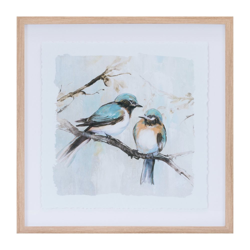 Framed Bird Couple Wall Print (Set of 2). Picture 3