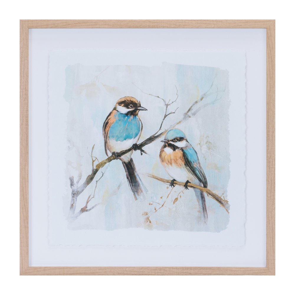 Framed Bird Couple Wall Print (Set of 2). Picture 4