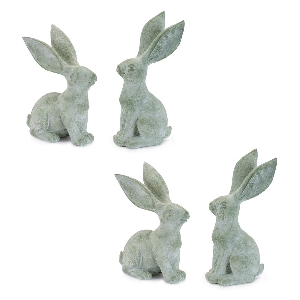 Long Ear Rabbit Figurine (Set of 4). Picture 2