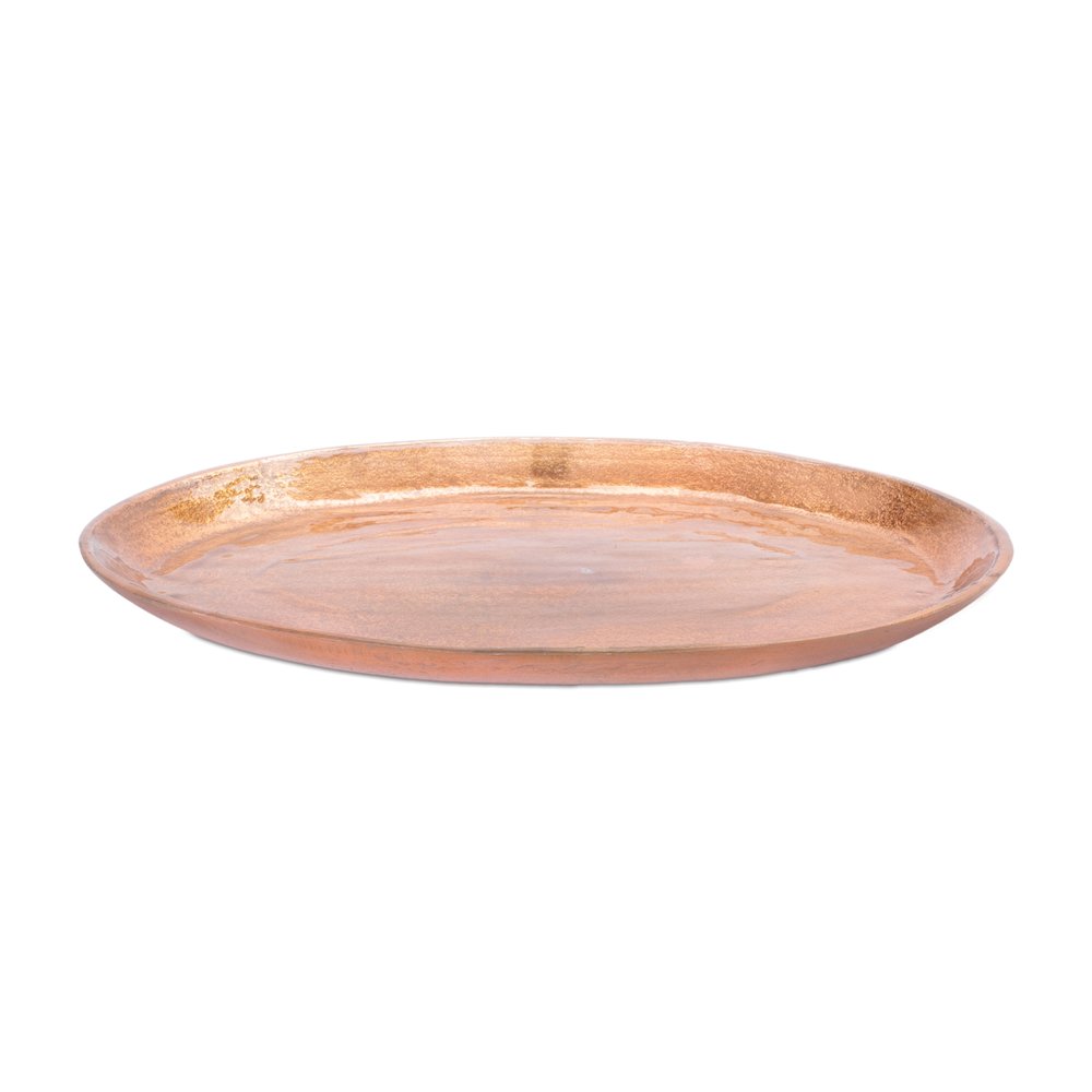 Metallic Aluminum Tray 16.25"D. Picture 1