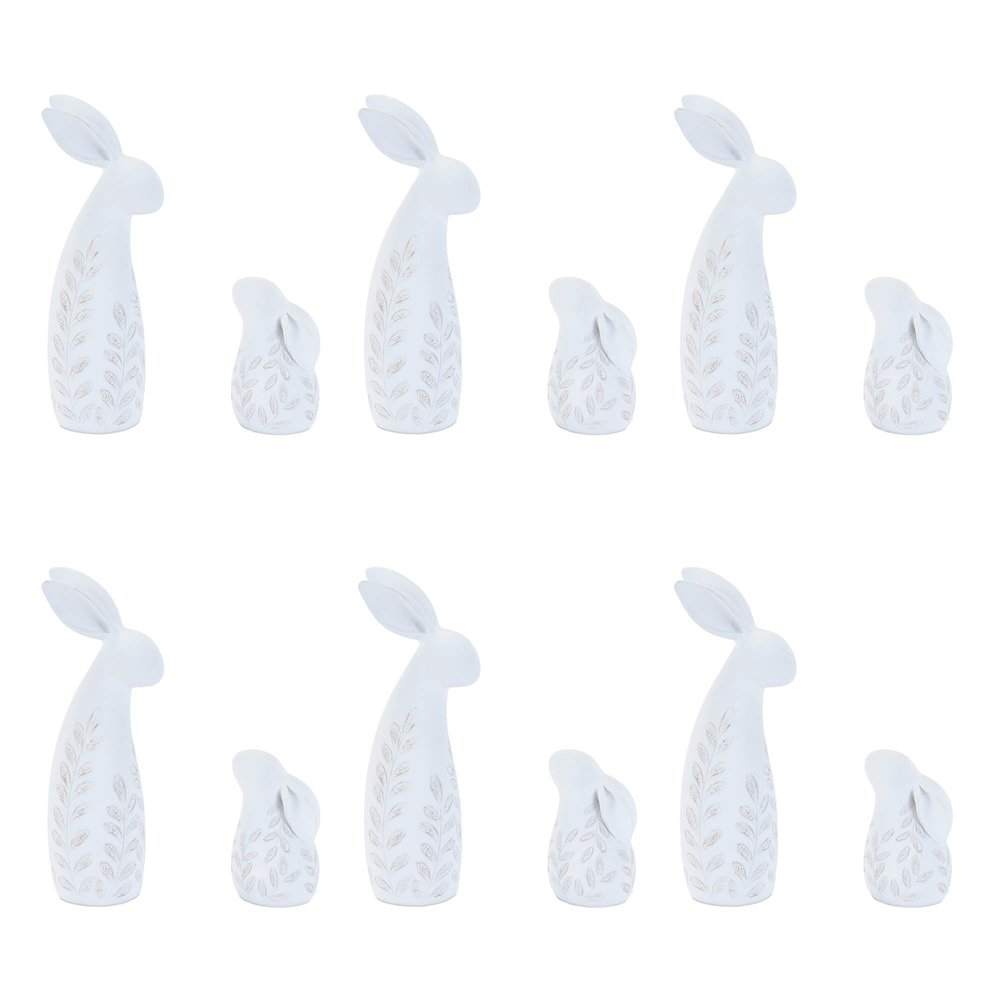 Etched Bunny Figurine (Set of 12). Picture 4