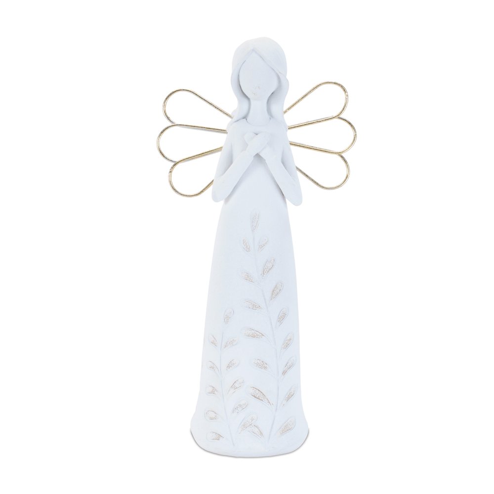 Etched Angel Figurine (Set of 4). Picture 3