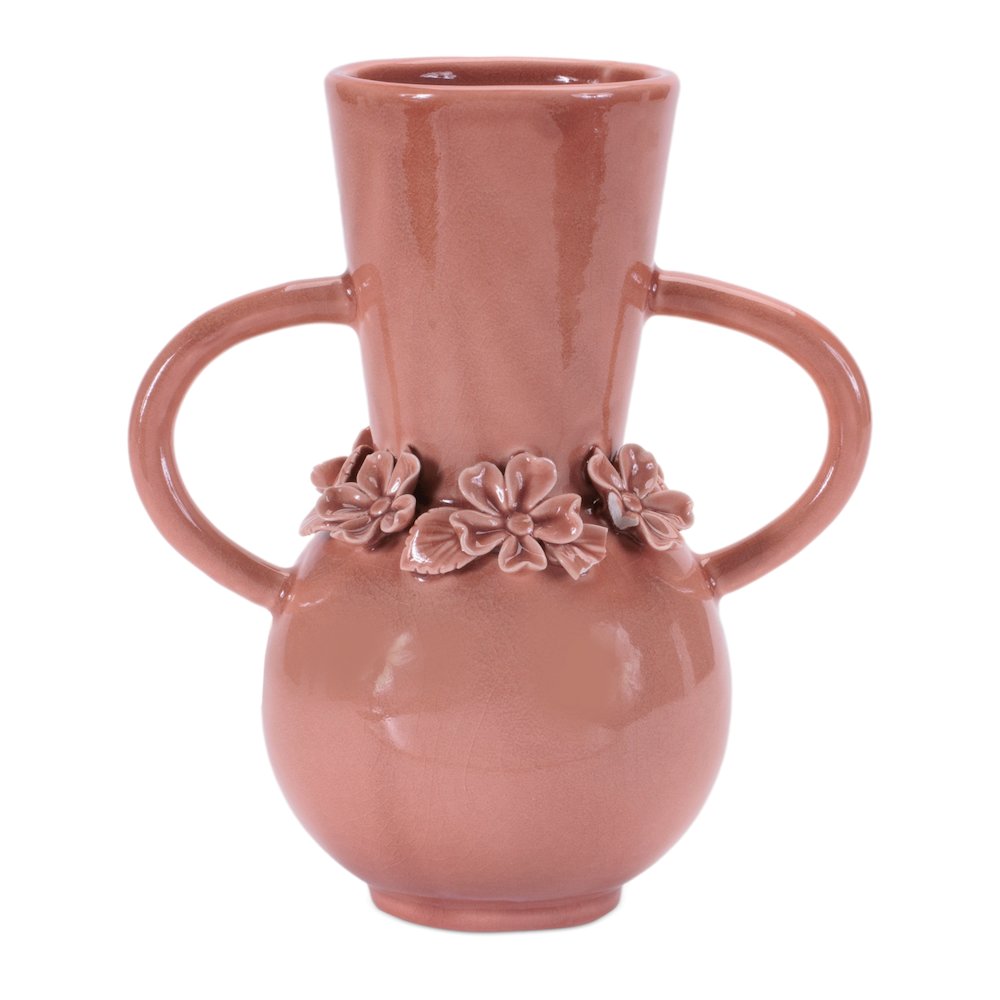 Storeware Vase with Floral Accent (Set of 2). Picture 1