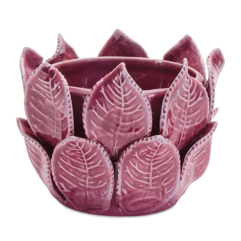 Storeware Bud Vase with Leaves Accent (Set of 2). Picture 1