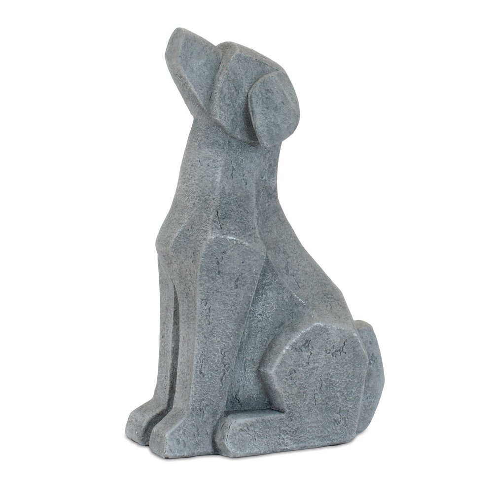 Modern Sitting Dog and Cat Figurine (Set of 4). Picture 3