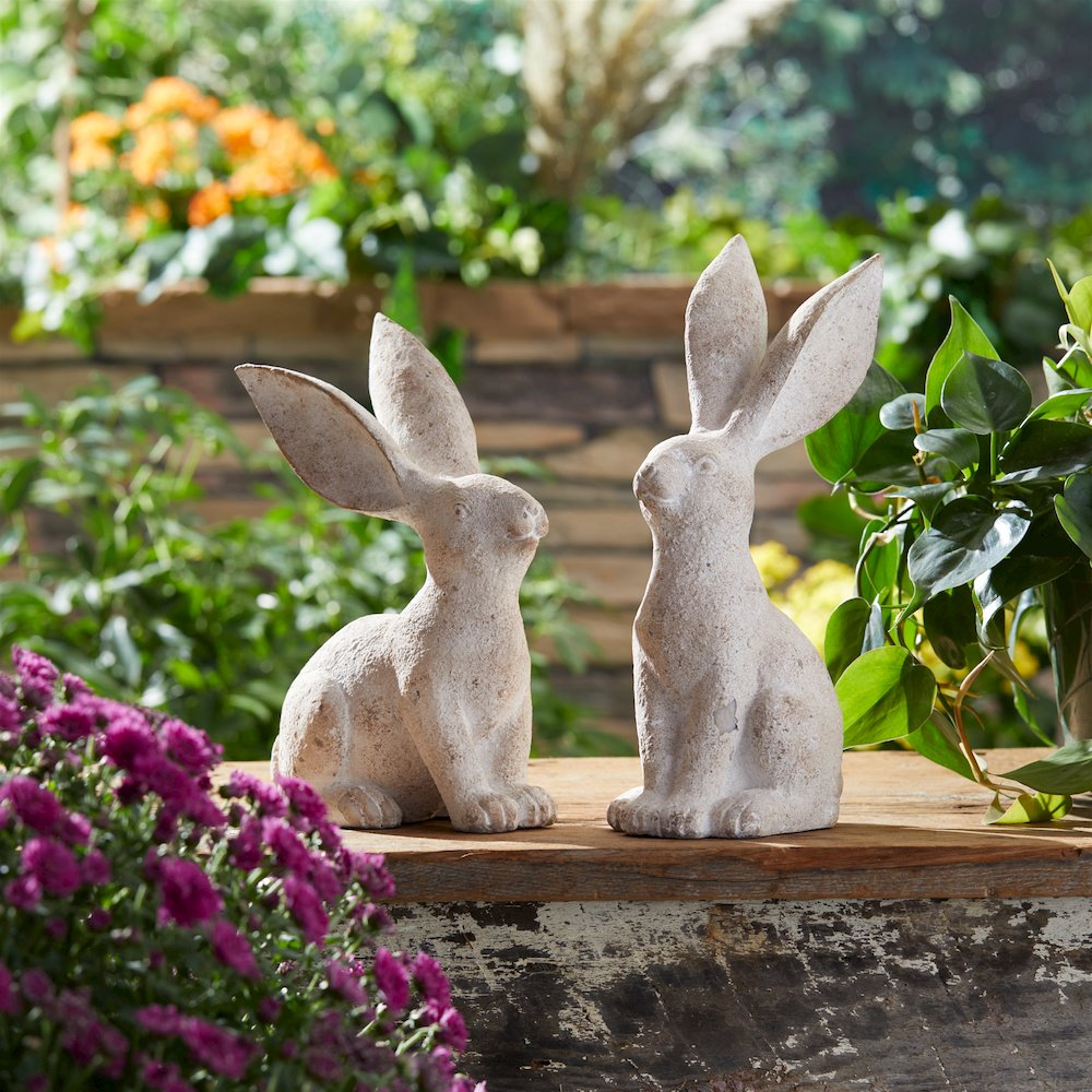 Long Ear Rabbit Figurine (Set of 4). Picture 2