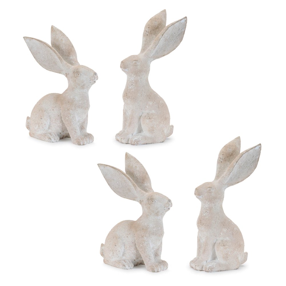 Long Ear Rabbit Figurine (Set of 4). Picture 6