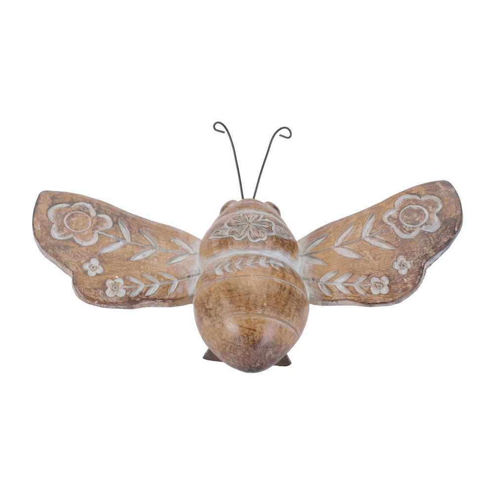 Floral Etched Insect Shelf Sitter (Set of 4). Picture 3