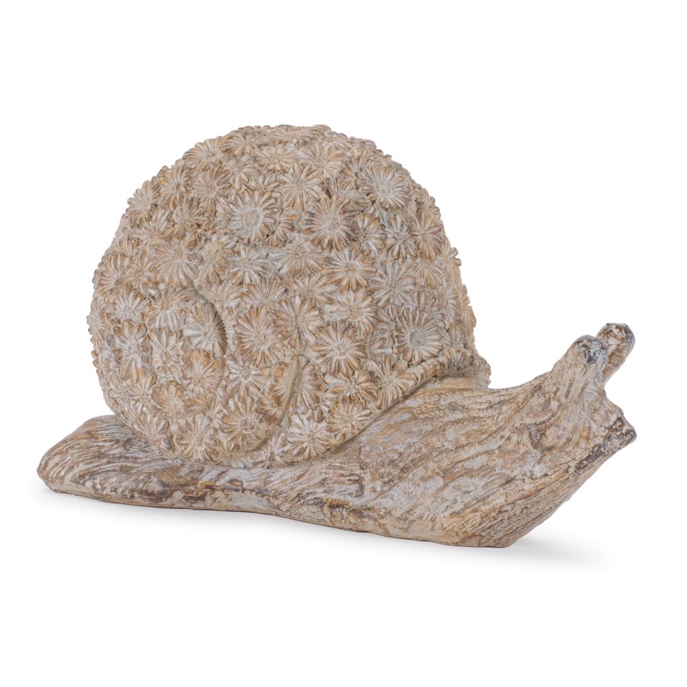 Floral Turtle and Snail Decor (Set of 2). Picture 3