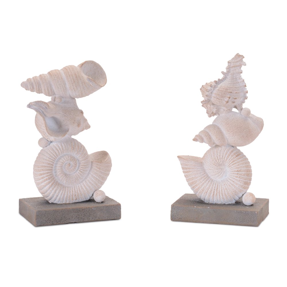 Shell Stack Figurines (Set of 2). Picture 1