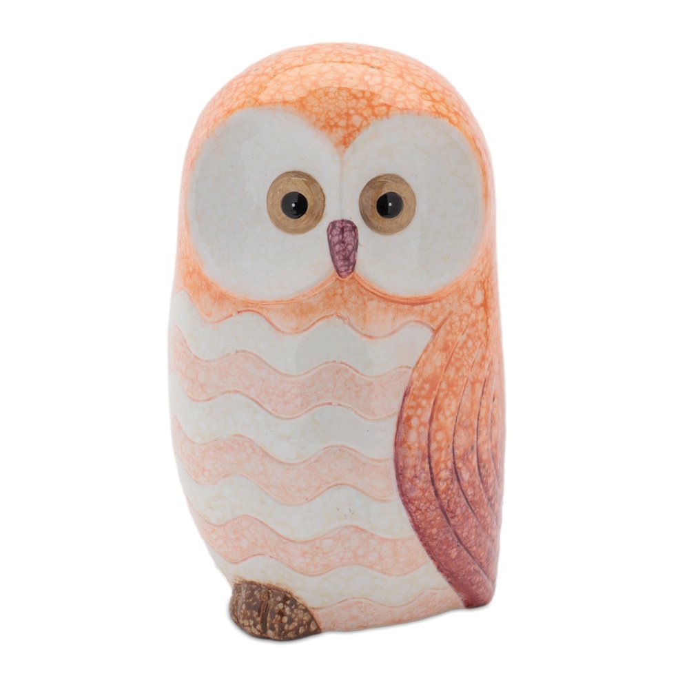 Terra Cotta Owl Decor (Set of 3). Picture 5