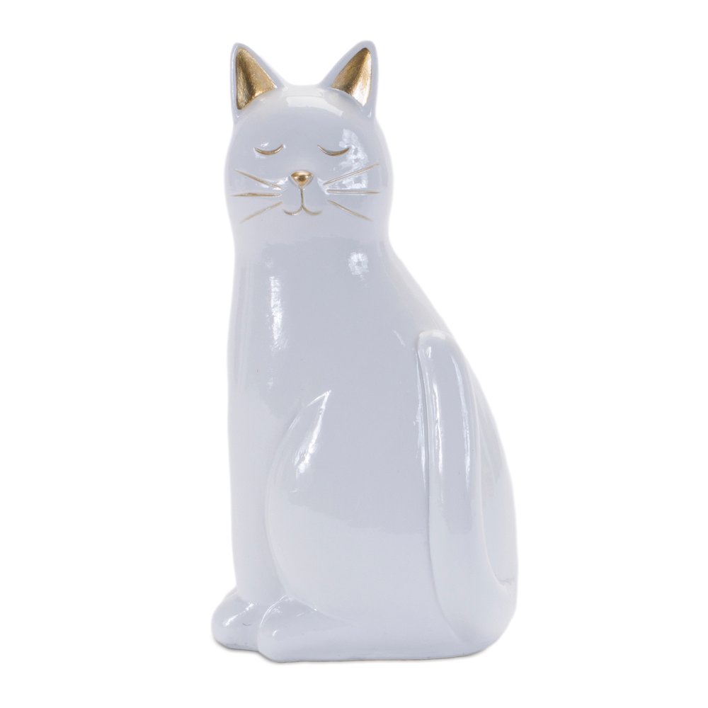 Sitting Cat Figurine (Set of 6). Picture 5