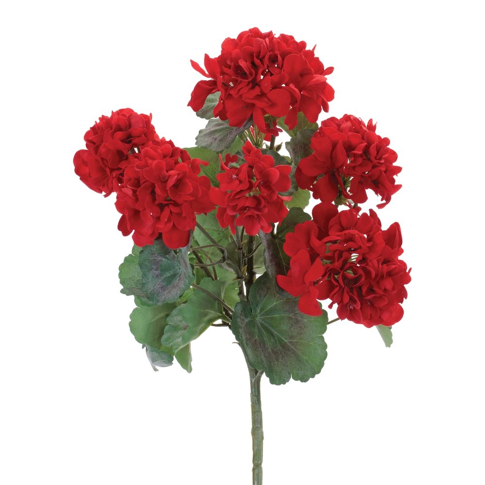 Geranium Floral Bush (Set of 2). Picture 1