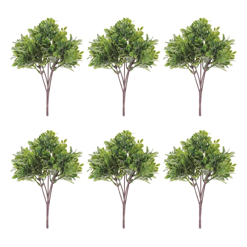 Boxwood Foliage Bush (Set of 6). Picture 2