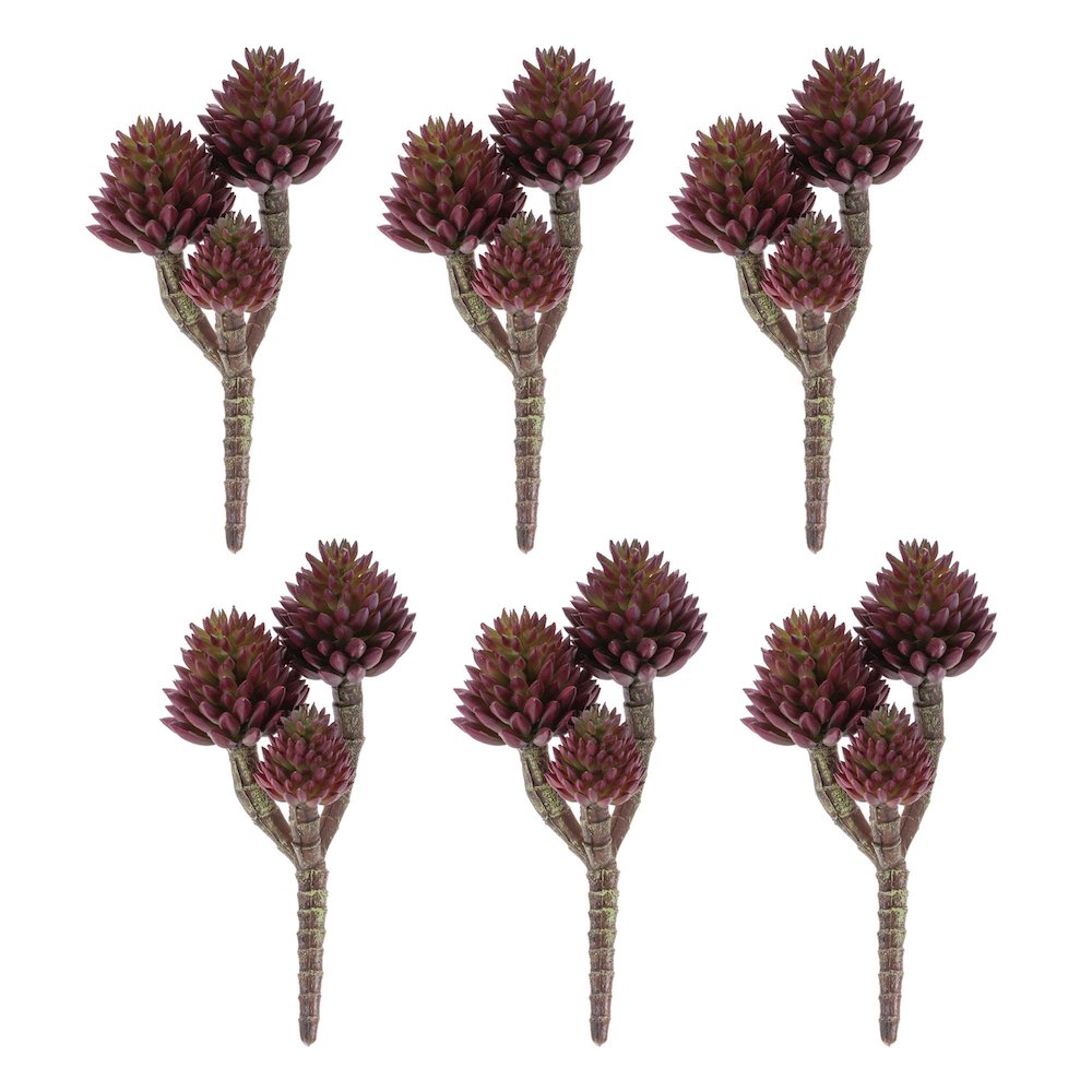 Succulent Plant Pick (Set of 6). Picture 2
