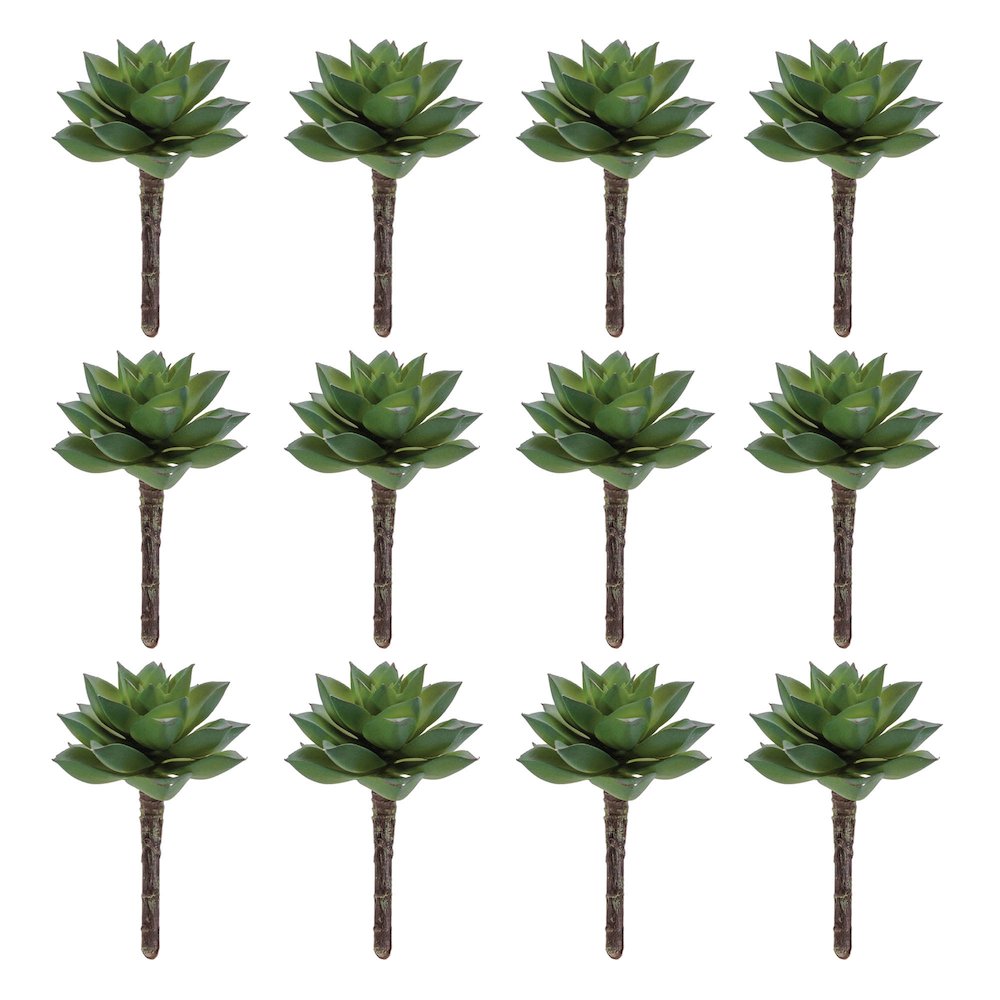 Succulent Plant Pick (Set of 12). Picture 2