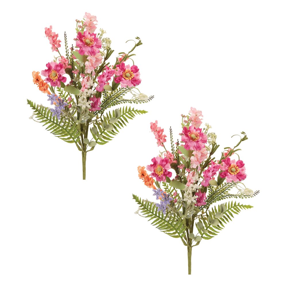 Mixed Daisy Floral Bush (Set of 2). Picture 5