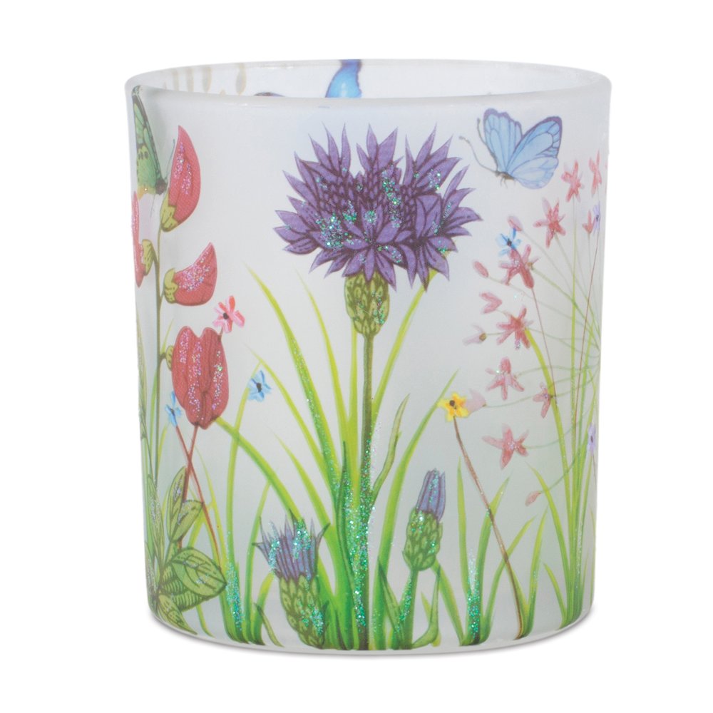 Floral Butterfly Votive Candle Holder (Set of 6). Picture 4