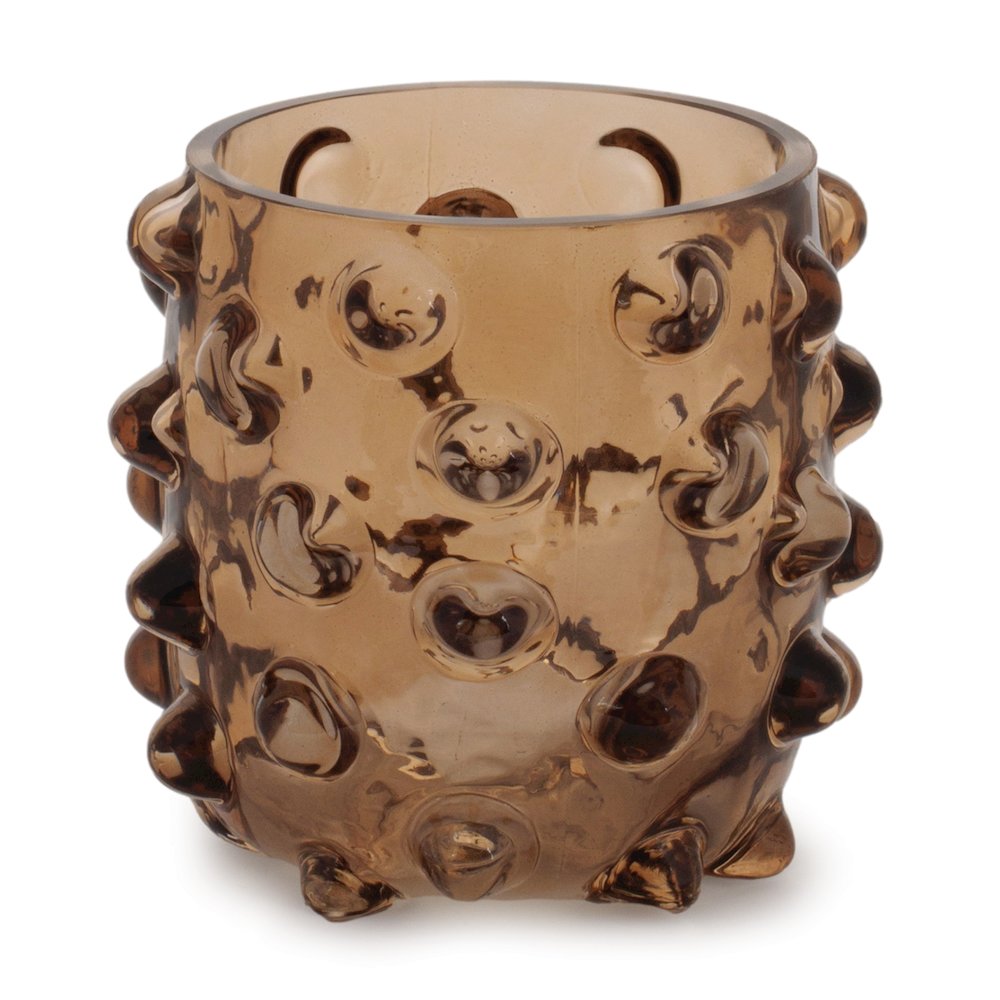 Textured Glass Candle Holder (Set of 6). Picture 1