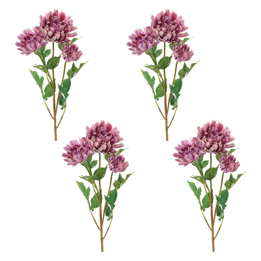 Mum Floral Spray (Set of 4). Picture 3
