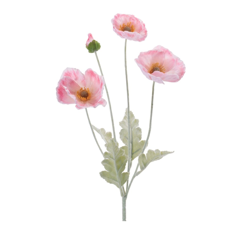 Poppy Floral Spray (Set of 6). Picture 1