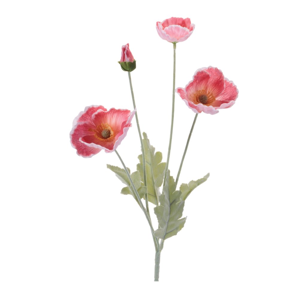 Poppy Floral Spray (Set of 6). Picture 1