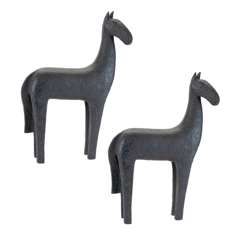 Modern Horse Statue (Set of 2). Picture 2