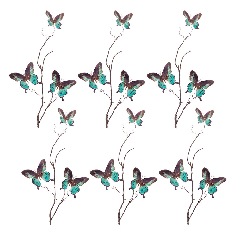 Butterfly Twig Spray (Set of 6). Picture 3