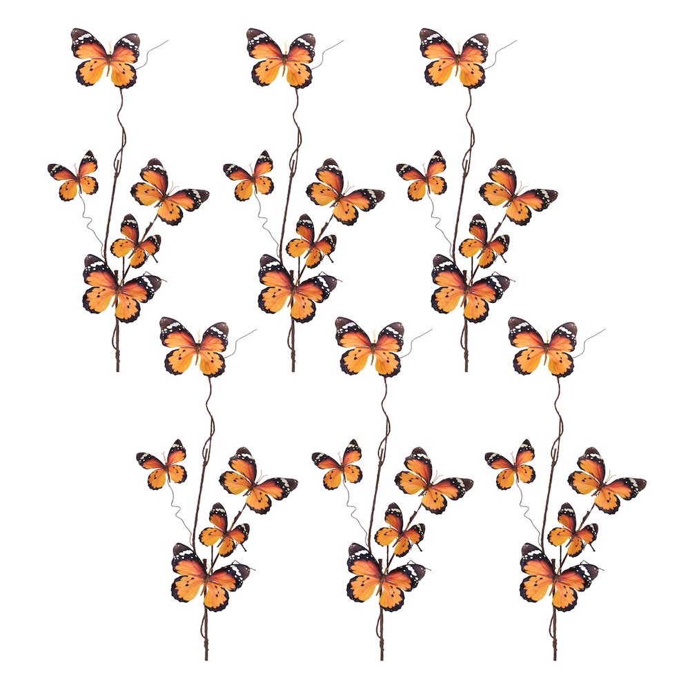 Butterfly Twig Spray (Set of 6). Picture 3
