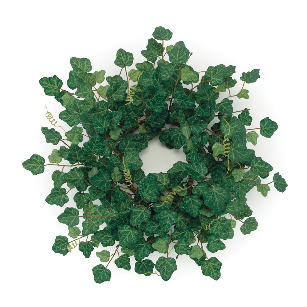 Ivy Leaf Foliage Wreath 19"D. Picture 1