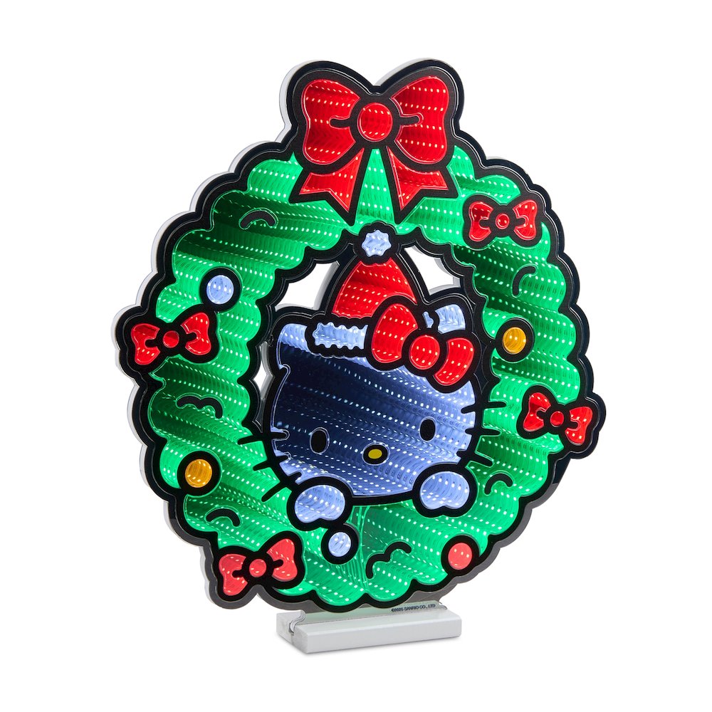 Hello Kitty®️  Wreath Ekkolight 20”H. Picture 1