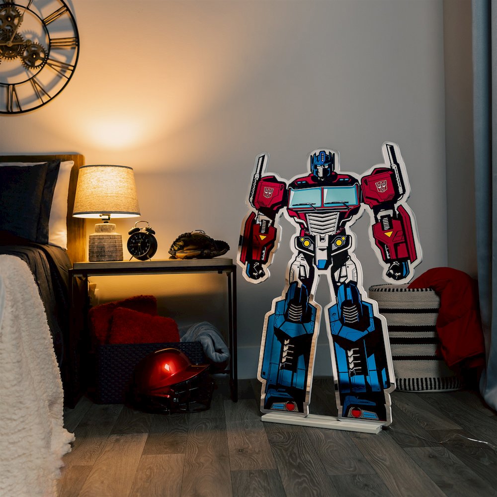 Transformers Optimus Prime Ekkolight 36"H. Picture 2
