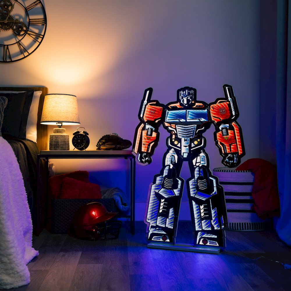 Transformers Optimus Prime Ekkolight 36"H. Picture 3