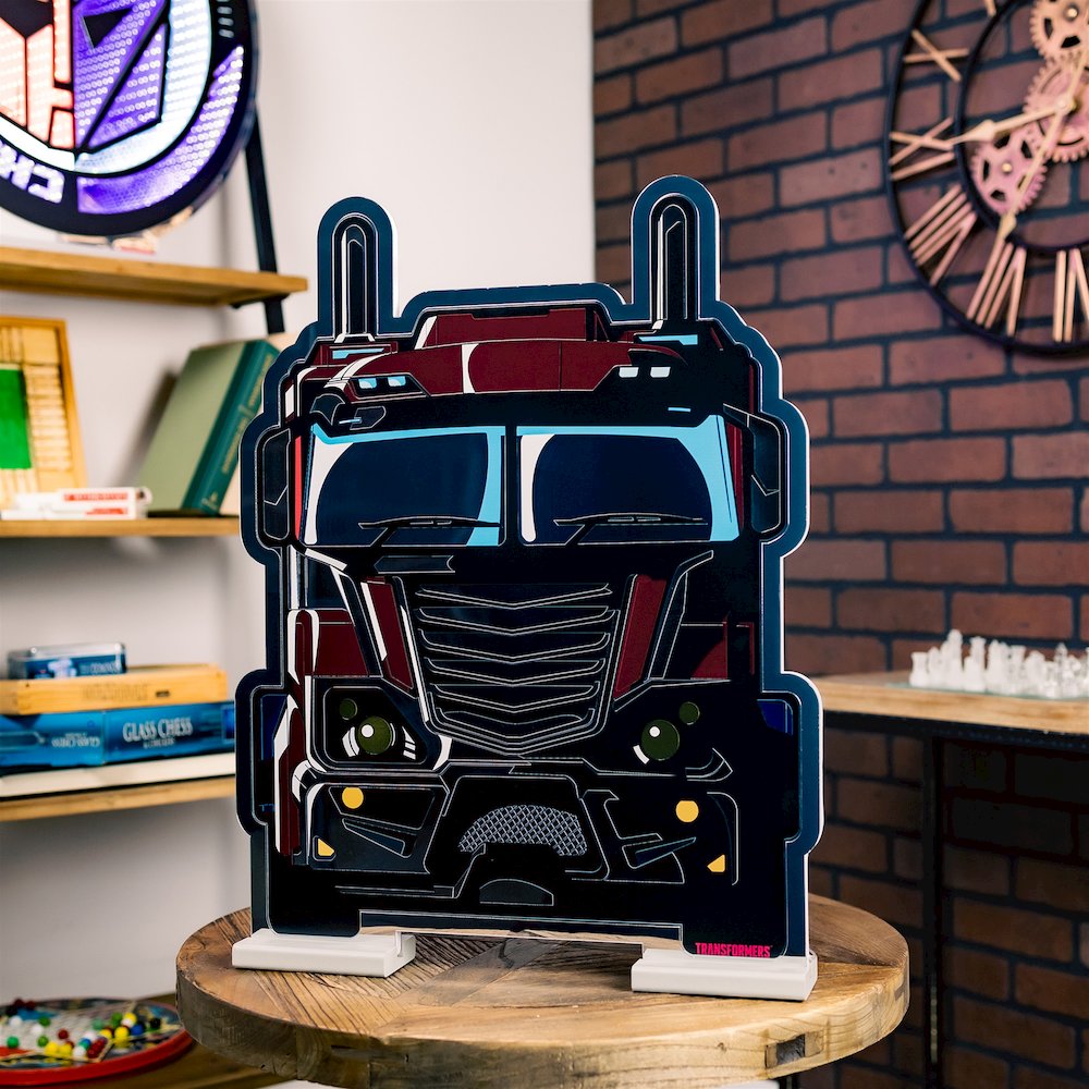 Transformers Optimus Prime Vehicle Mode Ekkolight 23"H. Picture 3
