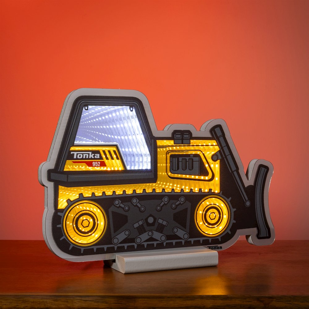 Tonka Bulldozer Ekkolight 8"H. Picture 2
