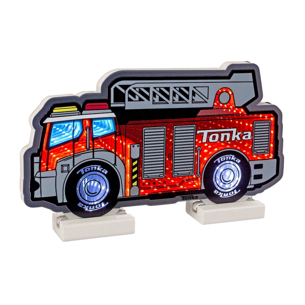 Tonka Firetruck Ekkolight 7.25"H. Picture 1
