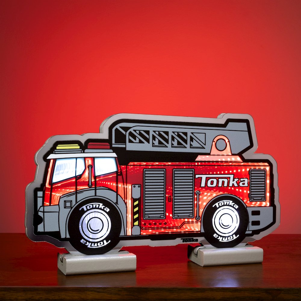 Tonka Firetruck Ekkolight 7.25"H. Picture 2