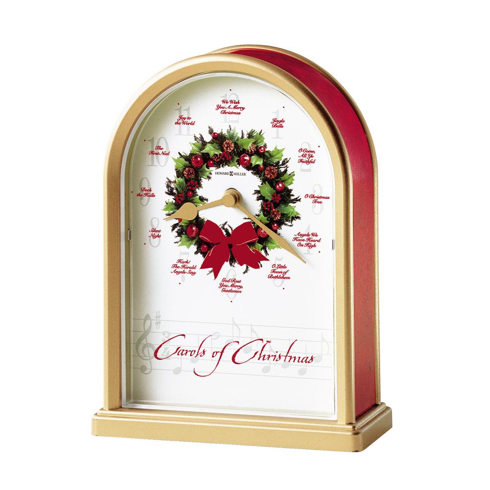 Howard Miller Carols Of Christmas II Tabletop Clock. Picture 1